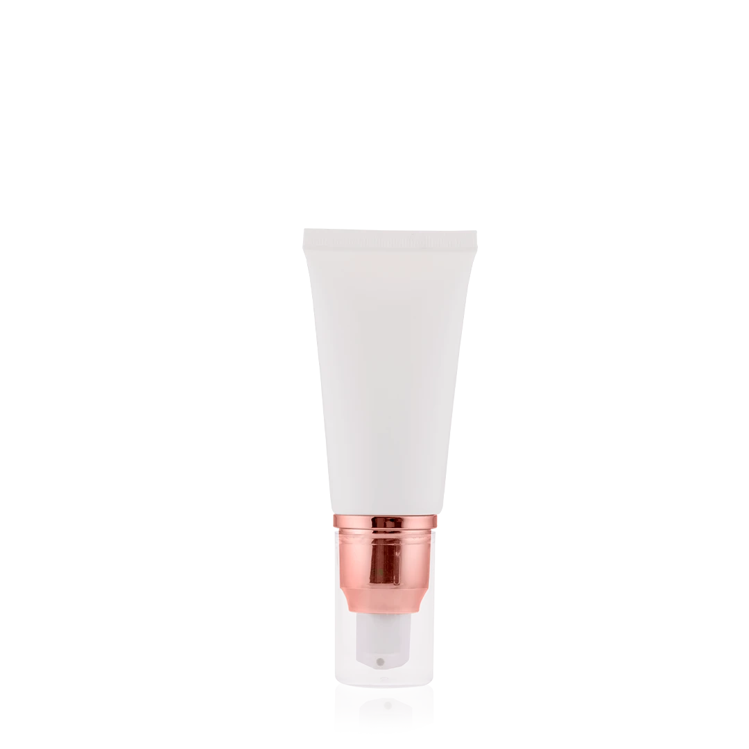 Bisnaga Branca Tube Pump Rosê 30ml