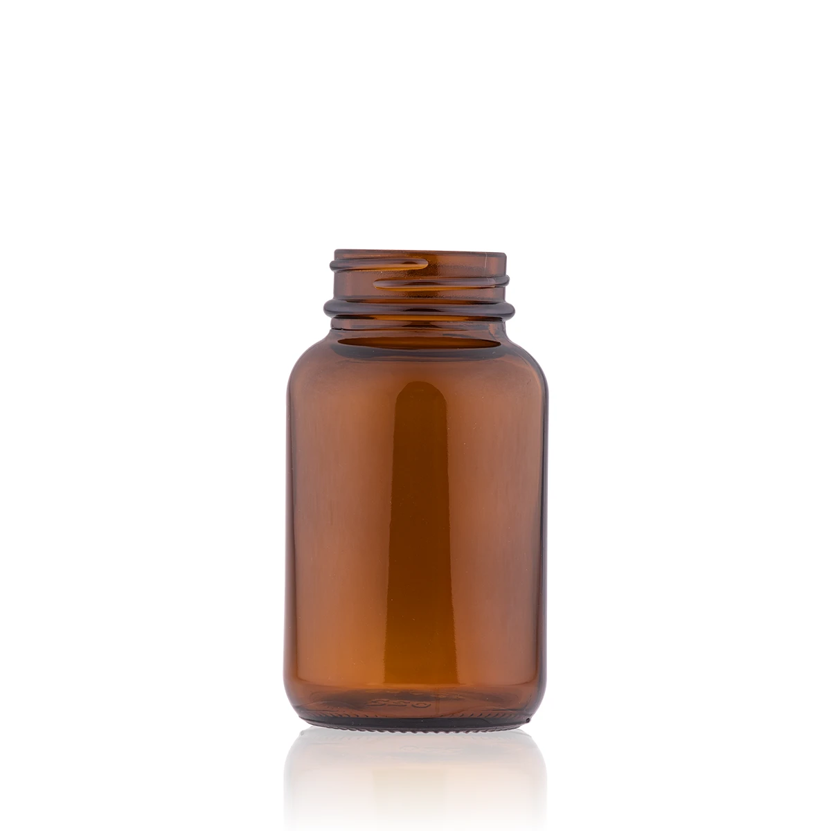 Pote Capsula Vidro Ãmbar 120ml