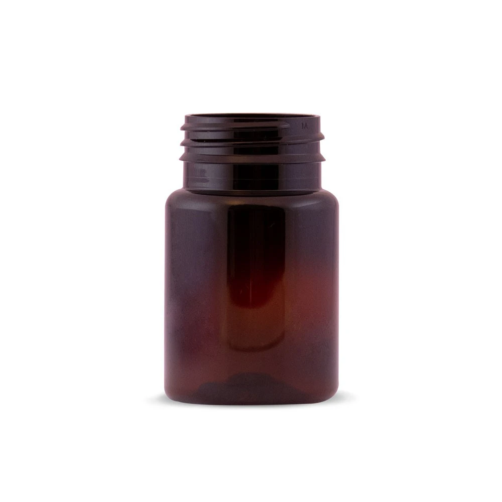 Pote Capsula PET Ãmbar R80