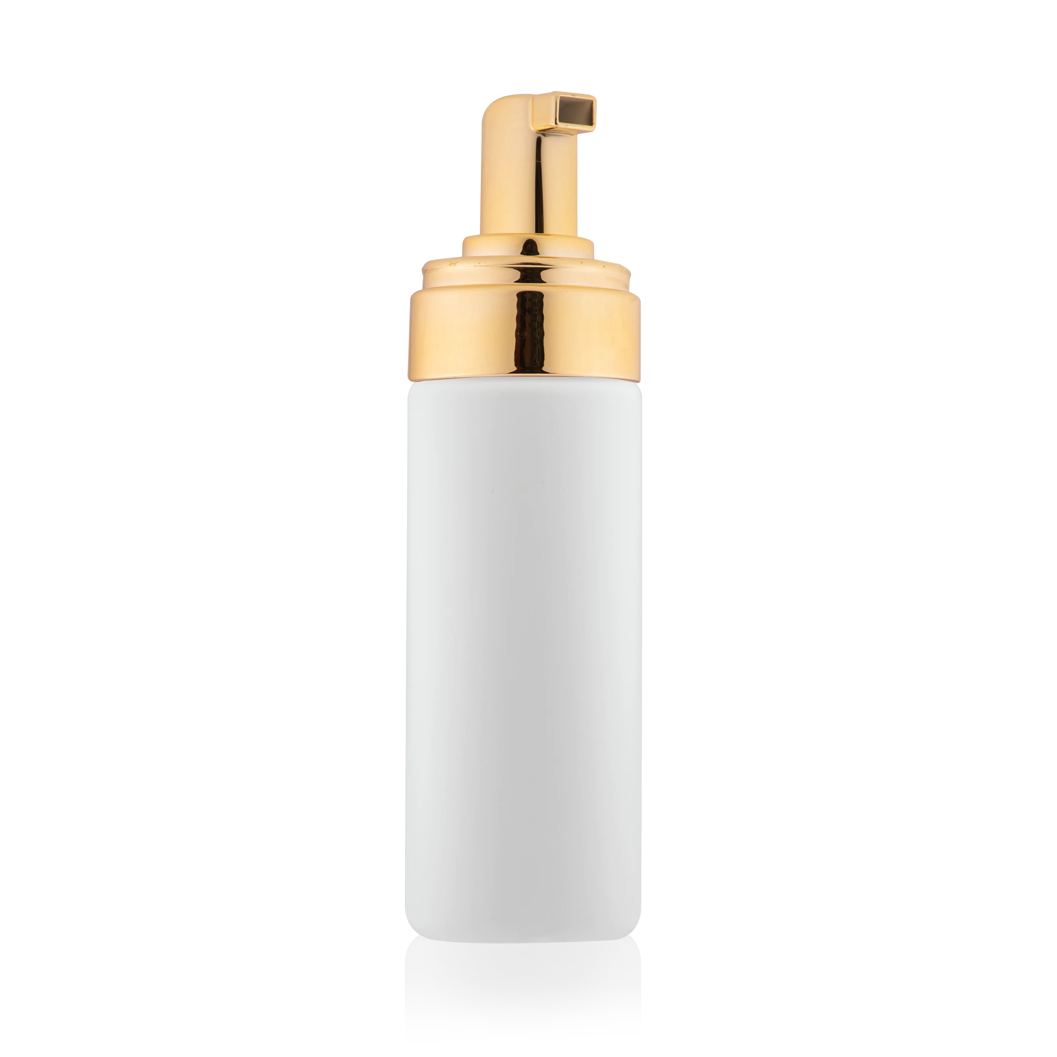 Espumador Branco com Válvula Dourada 150ml