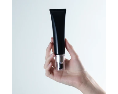 Bisnaga Preta Tube Pump Prata 60ml