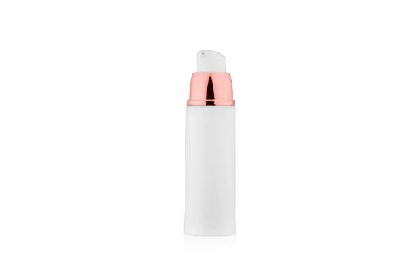 Frasco Airless PTG Branco com Rosê 30ml