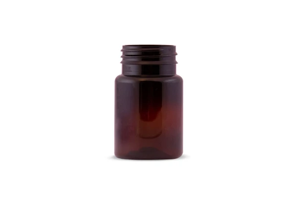 Pote Capsula PET Ãmbar R80