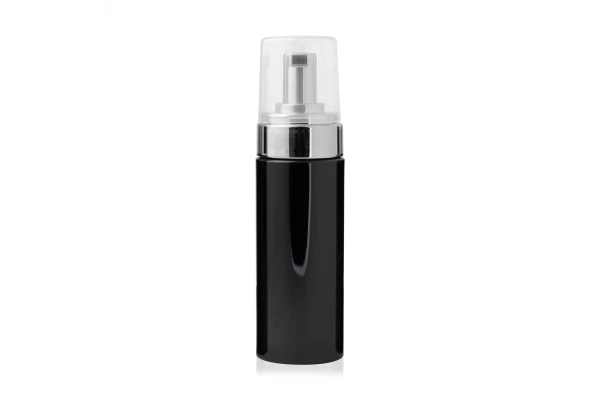 Espumador Preto com Válvula Prata 150ml