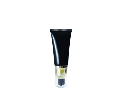 Bisnaga Preta Tube Pump Dourada 30ml