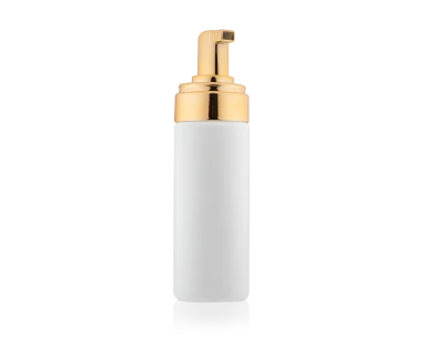 Espumador Branco com Válvula Dourada 150ml