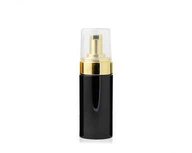 Espumador Preto com Válvula Dourada 100ml
