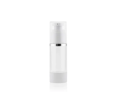 Frasco Airless Absolut Cristal e Prata 30ml
